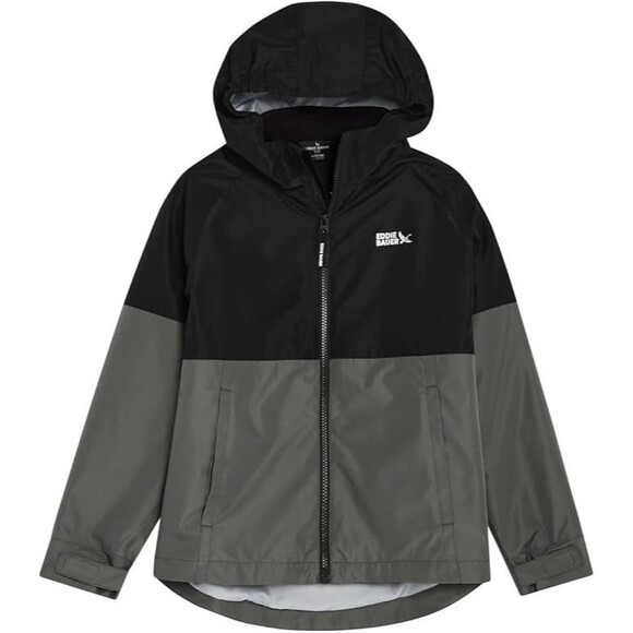 Eddie Bauer Other - NWT Eddie Bauer Coat Boys Sz 7/8 Small Black Gray 3-in-1 Jacket Winter Kids Warm